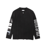 OUTER SPACE LONG SLEEVE T-SHIRT (BLACK)