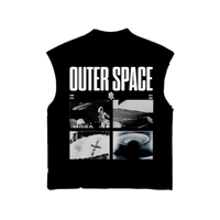 OUTER SPACE CUT OFF T-SHIRT (BLACK)